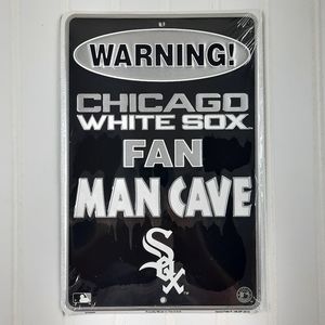 Chicago White Sox Sign 12x8 Baseball Metal Fan Garage Sports Bar Wall Decor Gift